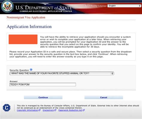 department state consular electronic application center.